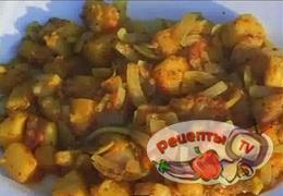 Овощное рагу из тыквы - видео рецепт