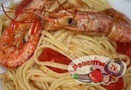 Итальянская паста с креветками - видео рецепт