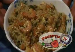 Рис с креветками - видео рецепт
