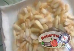 Пирог с яблоками - видео рецепт