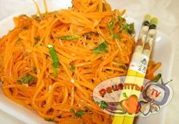 Морковка по-корейски - видео рецепт