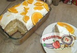 Нежнейший лимонный торт - видео рецепт