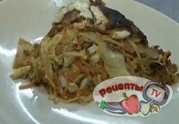 Рязанский блинчатый пирог - видео рецепт