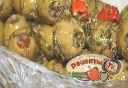 Оливки в маринаде  - видео рецепт