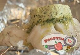 Рыба с зеленым соусом - видео рецепт