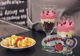 Десерт «Принцесса на горошине», фруктовые шашлычки - видео рецепт