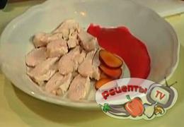 Куриное филе со сливовым соусом - видео рецепт