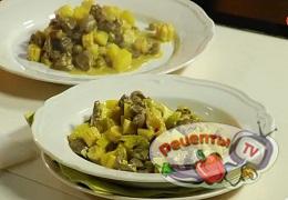 Рагу из куриных сердечек с овощами - видео рецепт