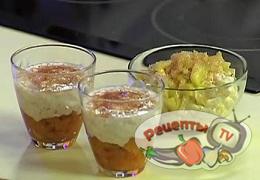 Крем с абрикосами и Взбитые сливки с манго - видео рецепт