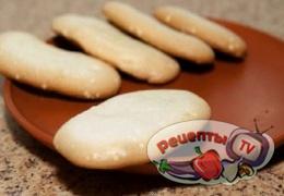Бисквитное печенье - видео рецепт