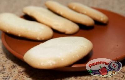 Бисквитное печенье - видео рецепт 