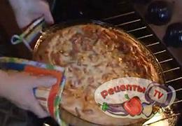 Пицца по-деревенски - видео рецепт