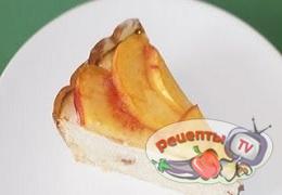 Вегетарианская творожная запеканка с персиками - видео рецепт