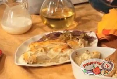 Картофельный гратан и Салат из соленых огурцов - видео рецепт