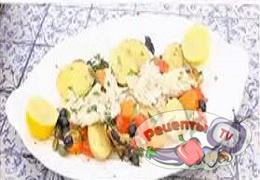 Филе судака с овощами в фольге на гриле - видео рецепт