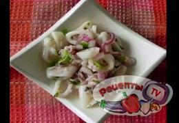 Севиче из кальмара Tintenfisch - видео рецепт