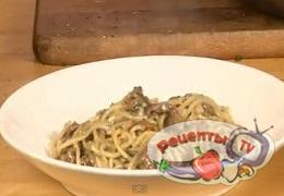 Спагетти с вырезкой из лося - видео рецепт