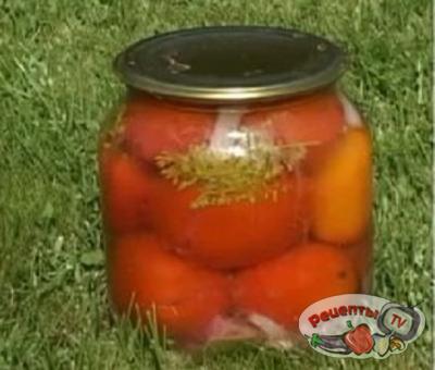 Консервирование помидор с грядки на зиму - видео рецепт