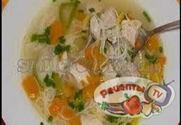 Рецепт мужского куриного супа - видео рецепт