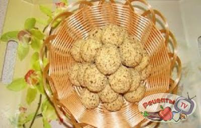 Печенье с орехами - видео рецепт