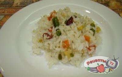 Рис с овощами - видео рецепт