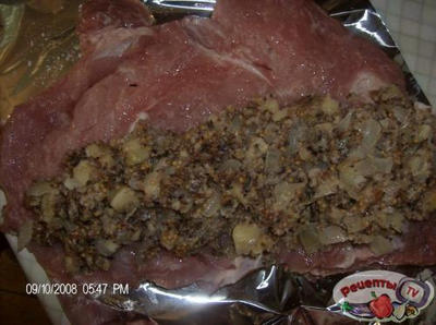 Окорок с яблоками и горчицей Окорок с яблоками и горчицей