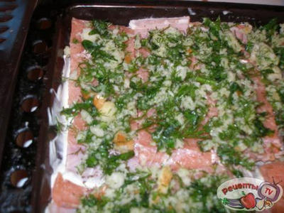 Рыбка под виноградным соусом Рыбка под виноградным соусом