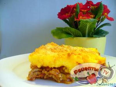 Shepherd?s pie with polenta (   )