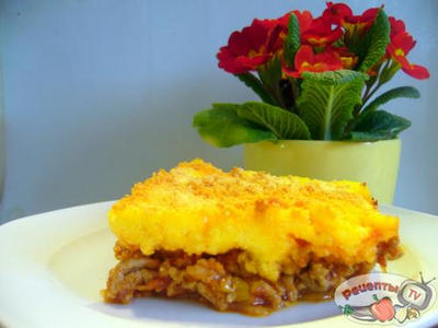 Shepherd?s pie with polenta (   )