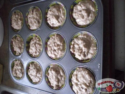 Полудиетические банановые маффины из цельной муки ( вариант) Полудиетические банановые маффины из цельной муки ( вариант)