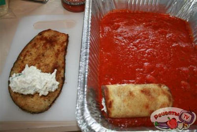 BAKED EGGPLANT ROLLATINI.