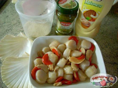 ������� �������� ������ ��� Capesante Gratinate