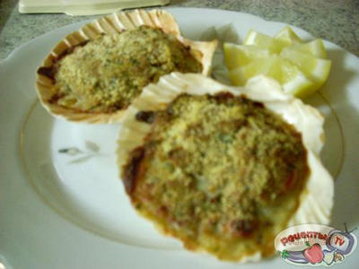 ������� �������� ������ ��� Capesante Gratinate