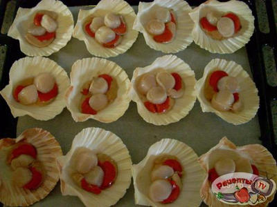 ������� �������� ������ ��� Capesante Gratinate