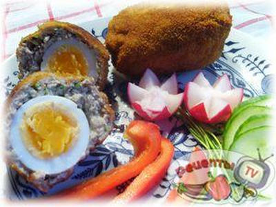   - (scotch eggs)